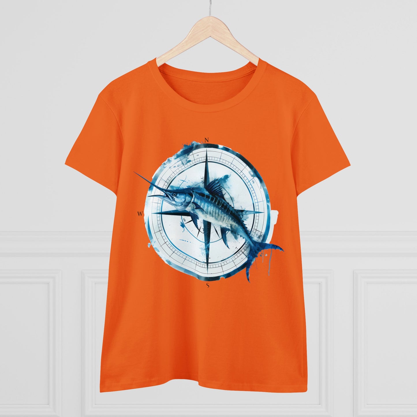 Marlin - Women's Midweight Cotton Tee