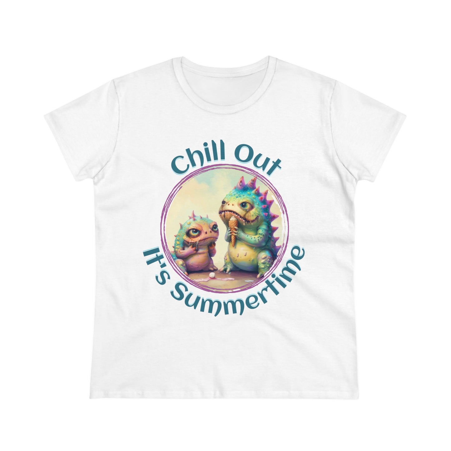 Chill Out for Summer - Women's Midweight Cotton Tee