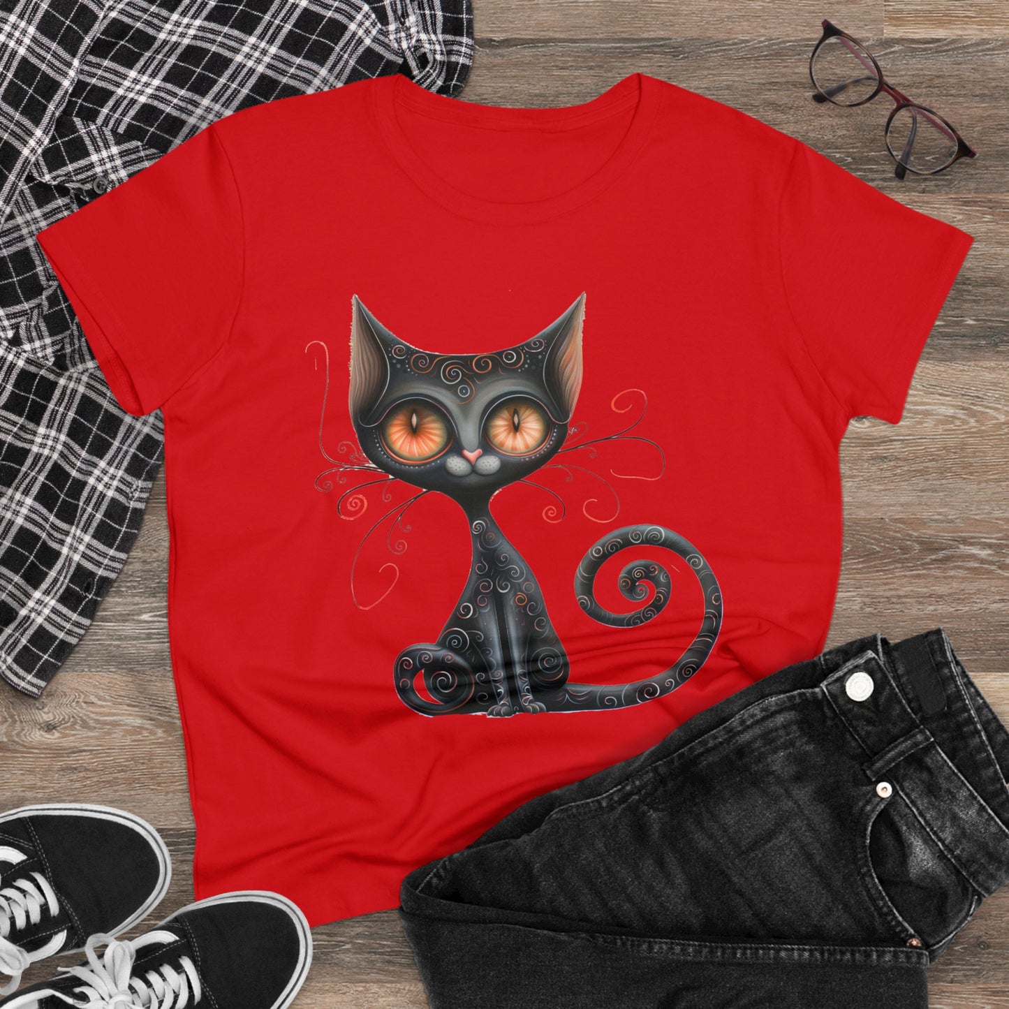 Pretty Kitty - Women's Midweight Cotton Tee