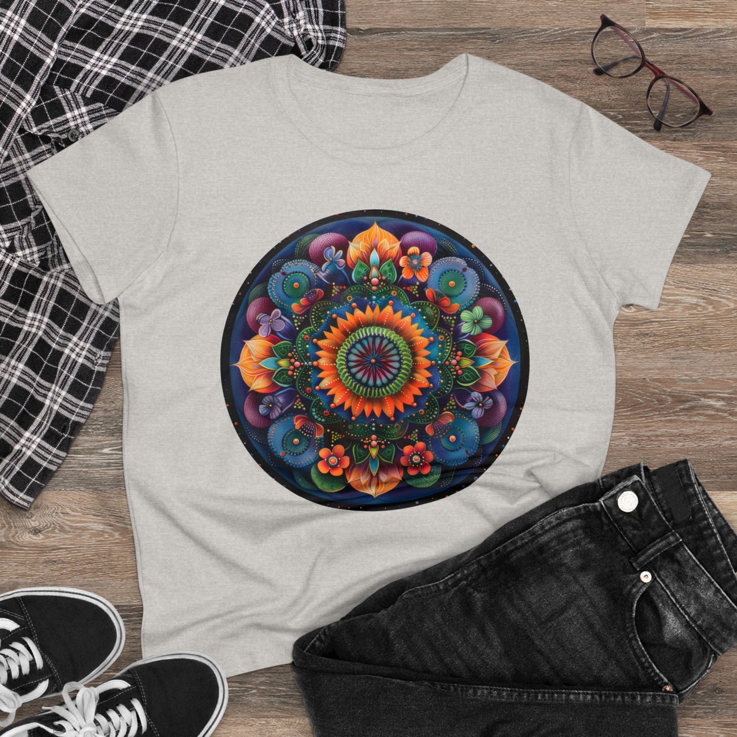 Mandala - Women's Midweight Cotton Tee