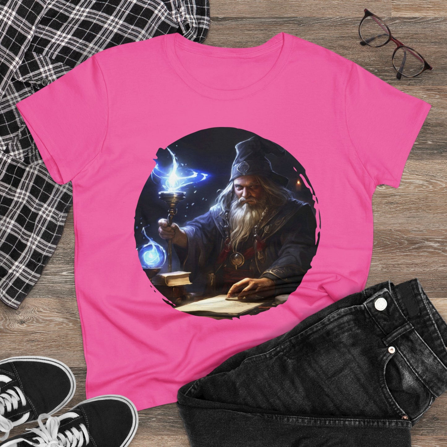 The Mage - Fantasy - Women's Midweight Cotton Tee