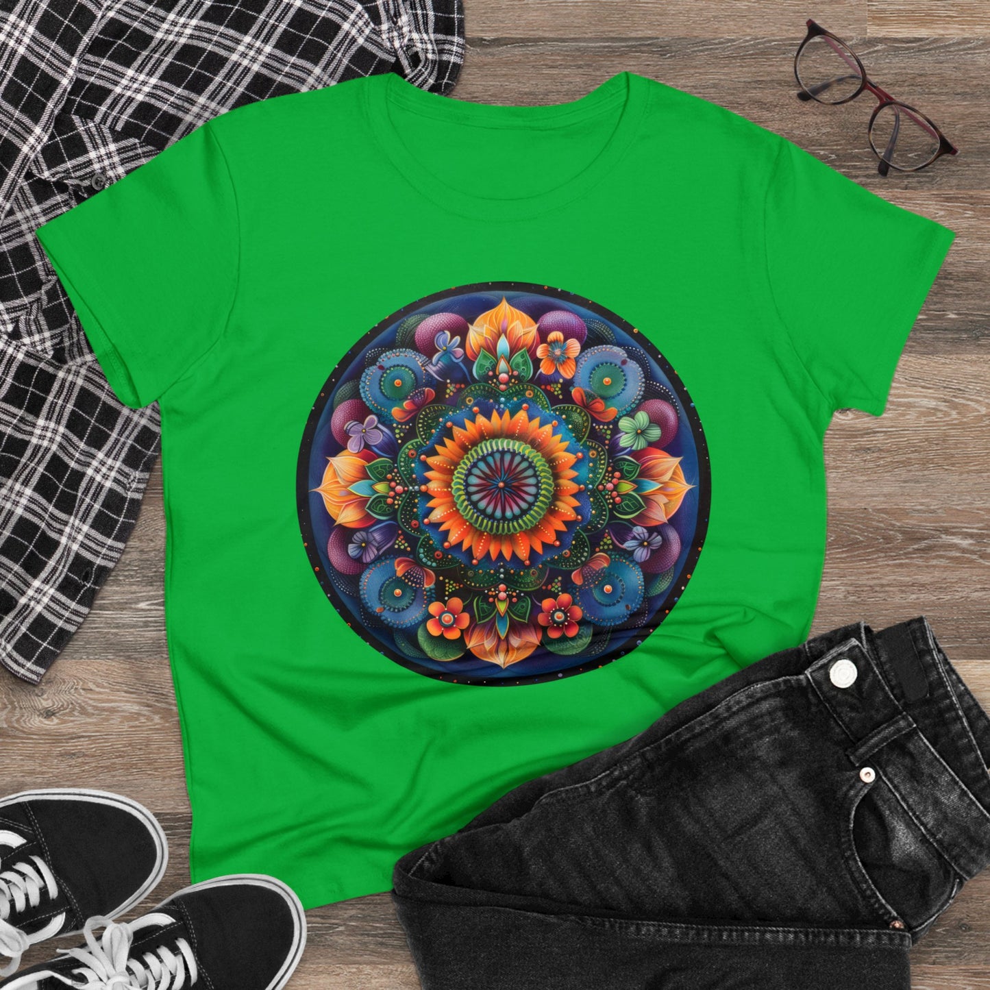 Mandala - Women's Midweight Cotton Tee