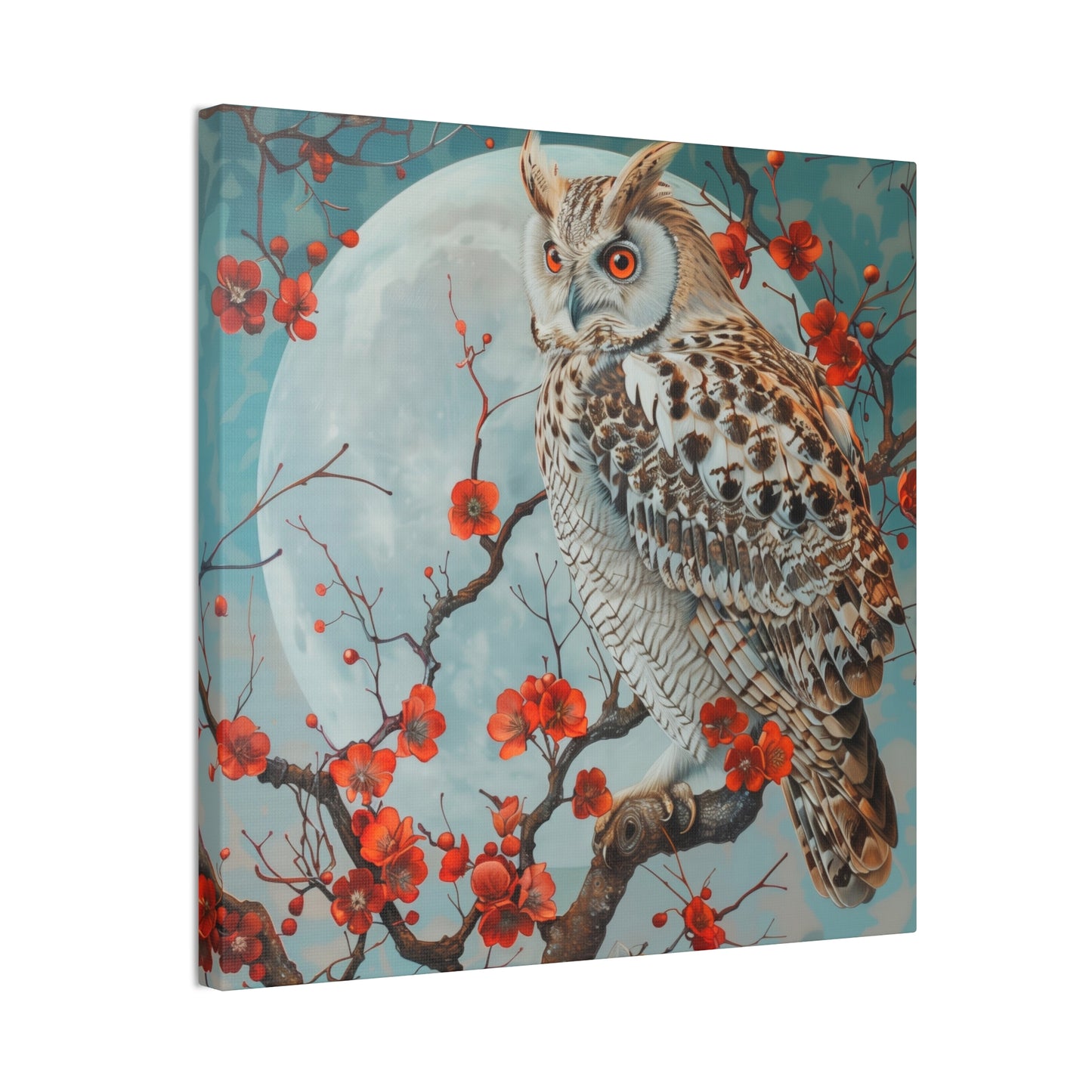 Owl  - Canvas Stretched, 0.75"