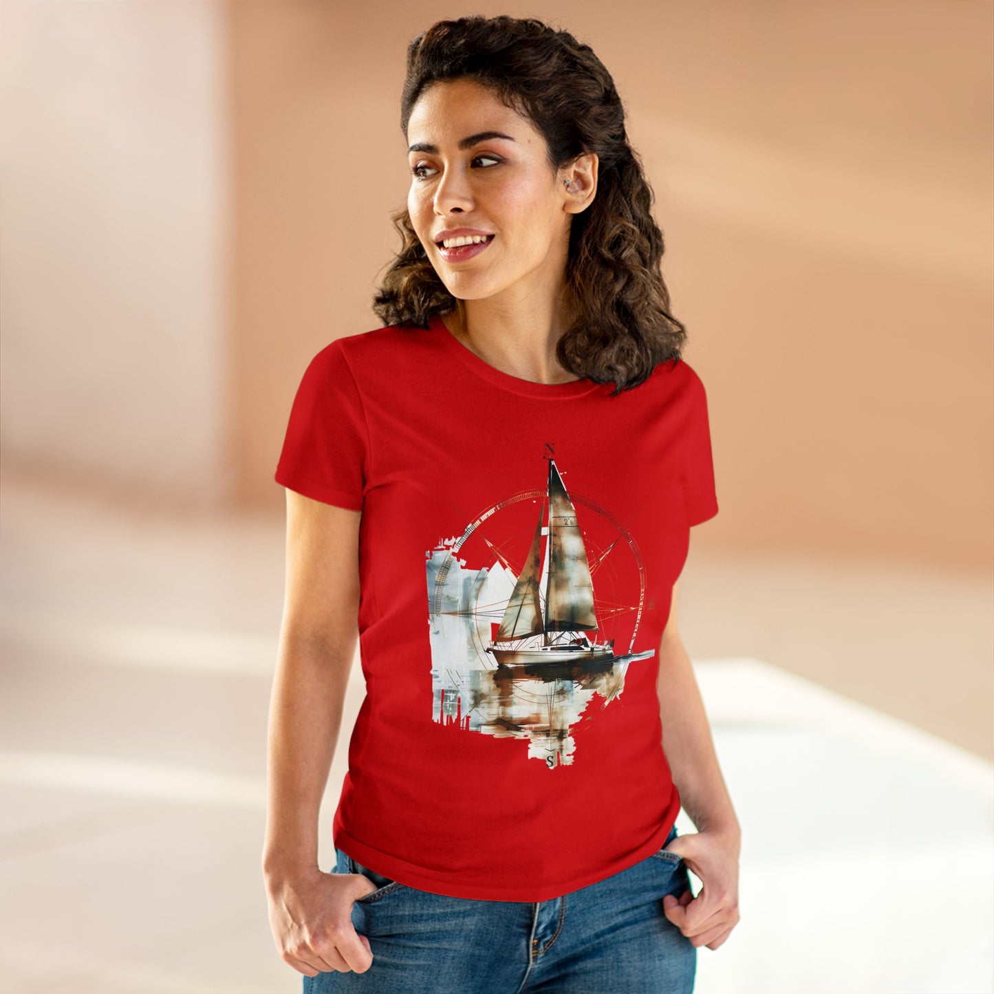 Sailing - Women's Midweight Cotton Tee