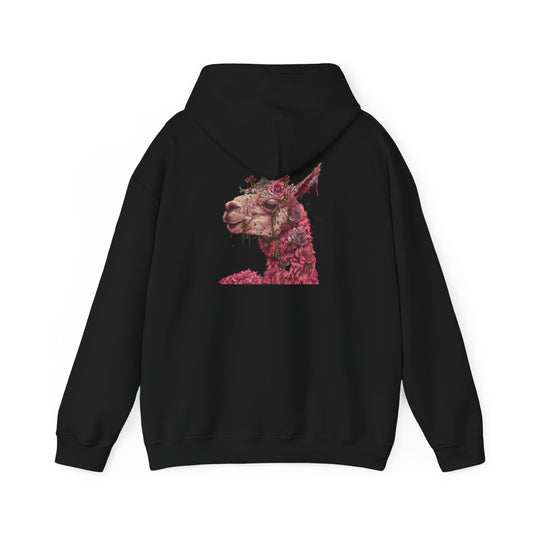 Pink Llama - Unisex Heavy Blend™ Hooded Sweatshirt