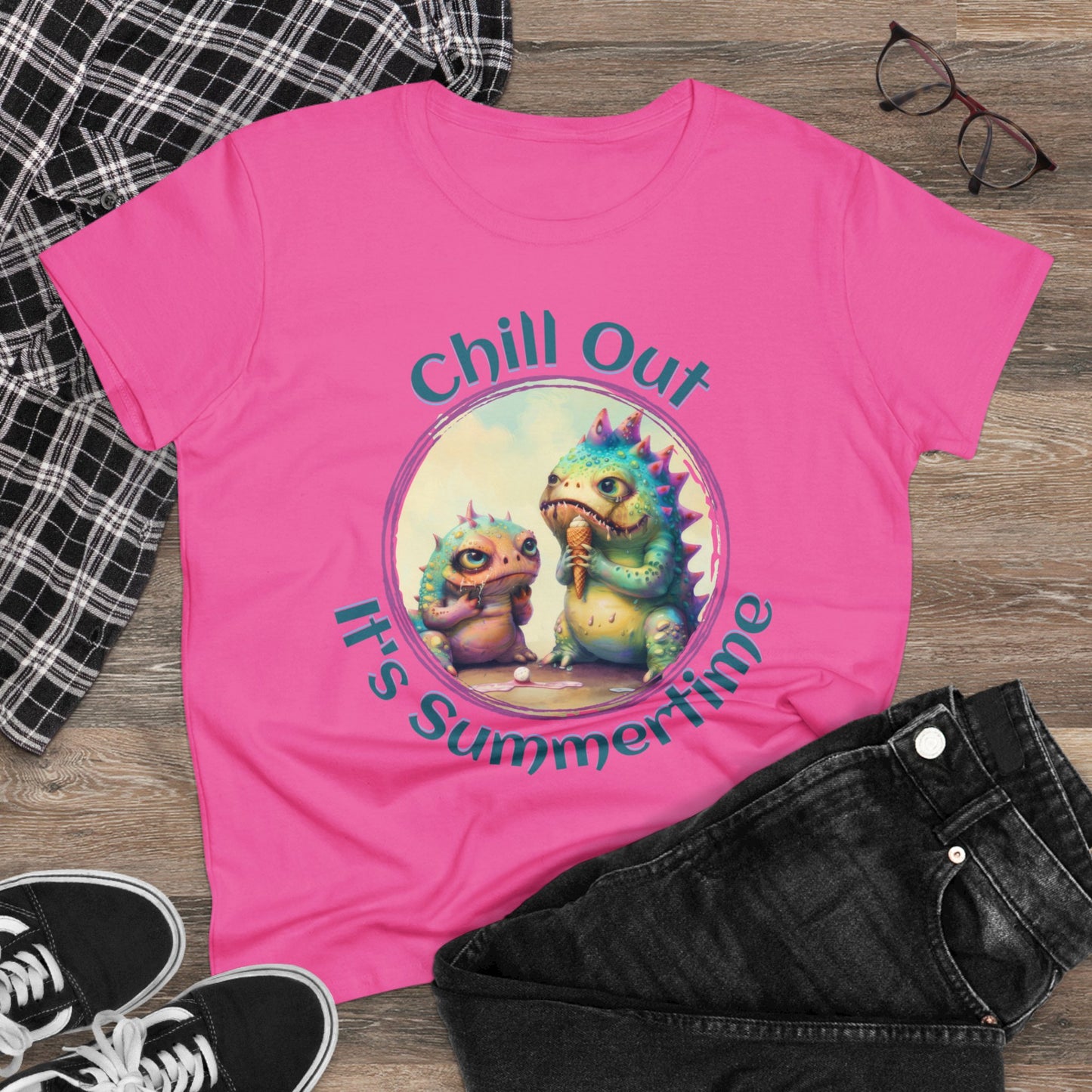 Chill Out for Summer - Women's Midweight Cotton Tee