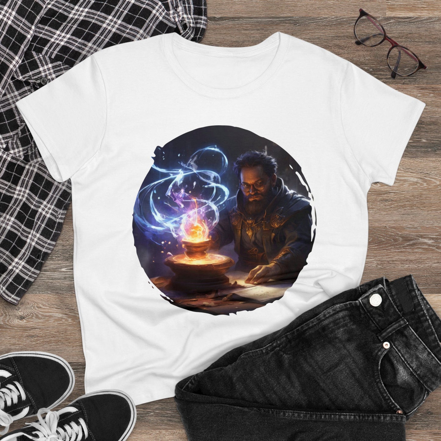 The Sorcerer - Fantasy - Women's Midweight Cotton Tee