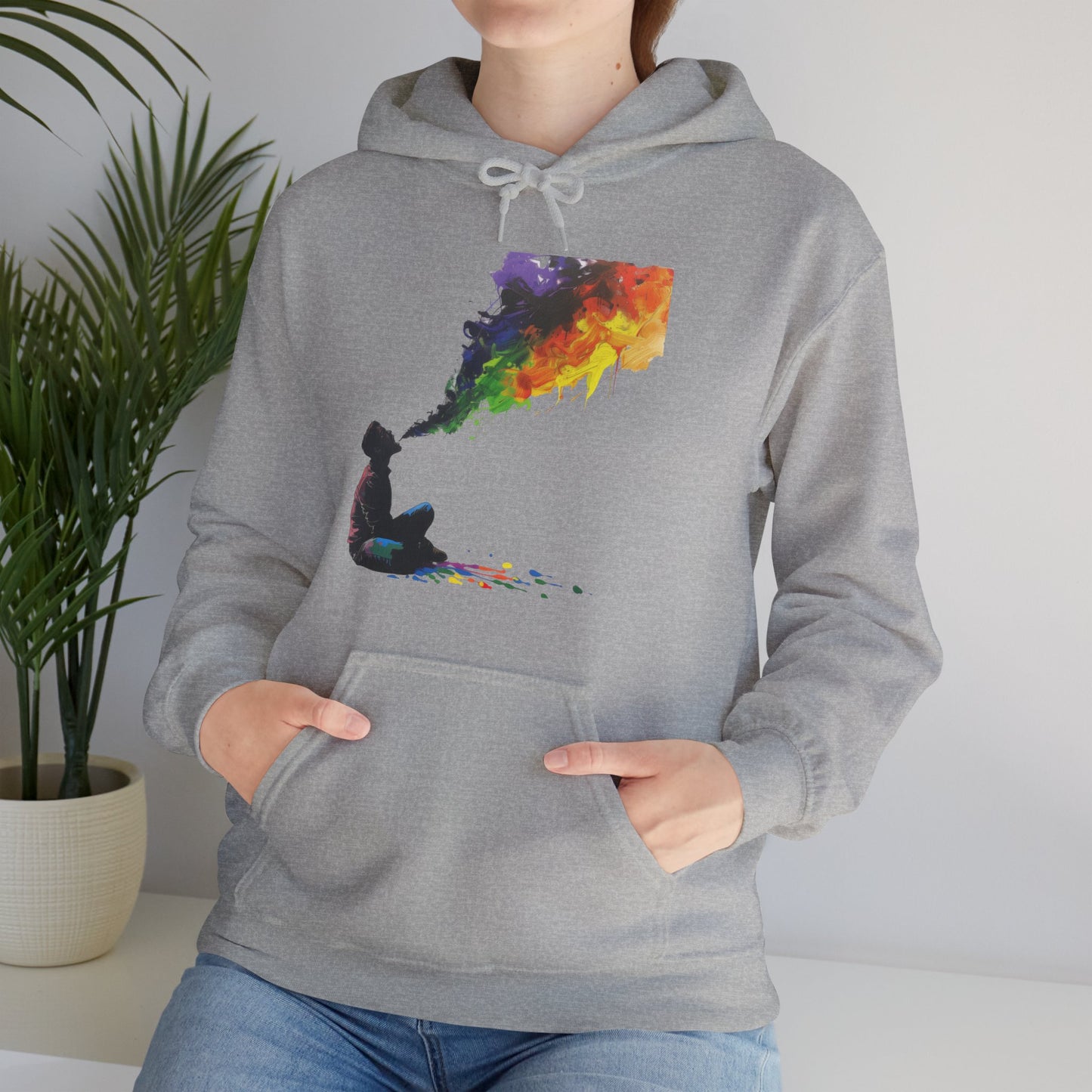 Rainbow Breath - Unisex Heavy Blend™ Hooded Sweatshirt