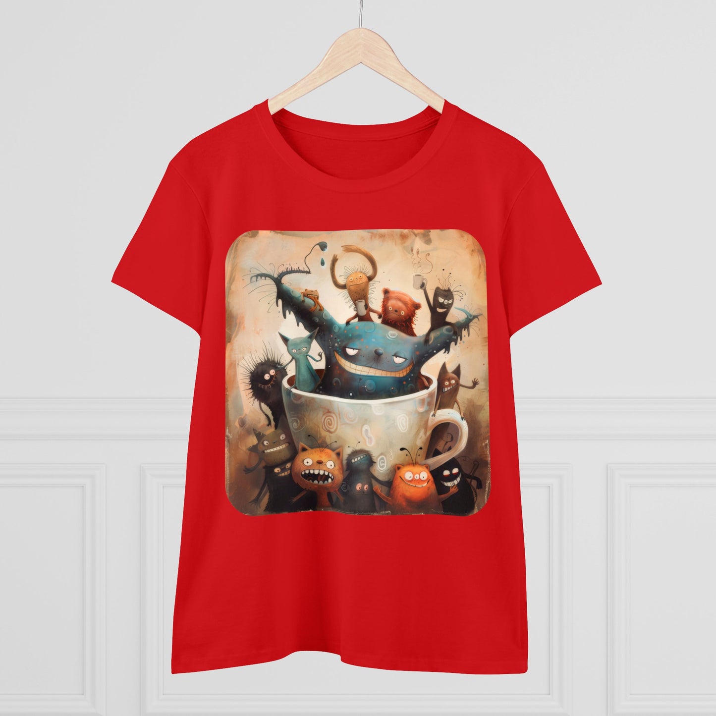 Coffee Critters - Women's Midweight Cotton Tee