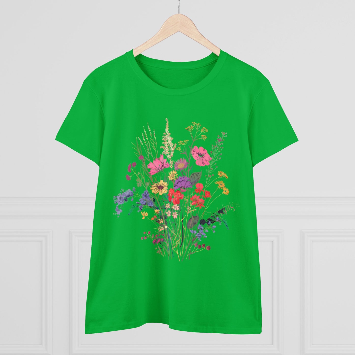 Wildflowers - Women's Midweight Cotton Tee