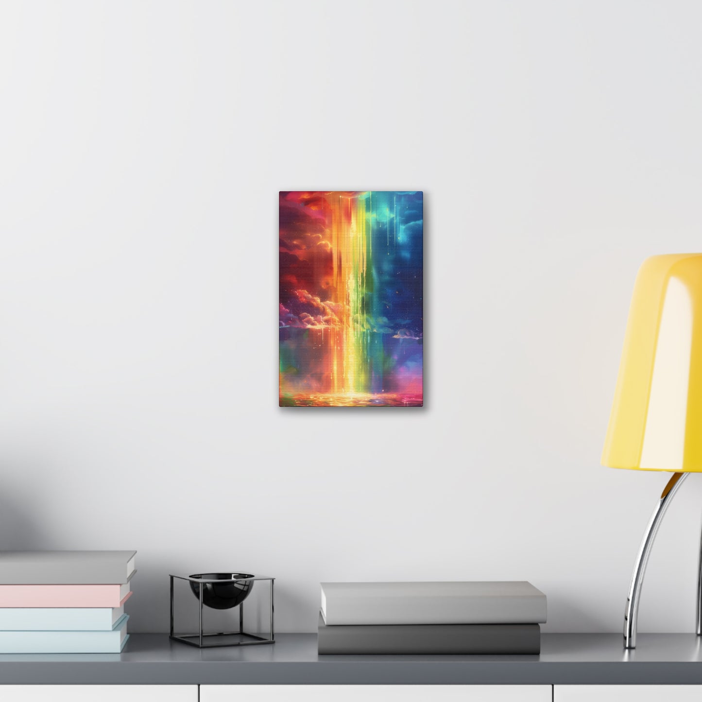 Rainbow Storm - Canvas Stretched, 0.75"