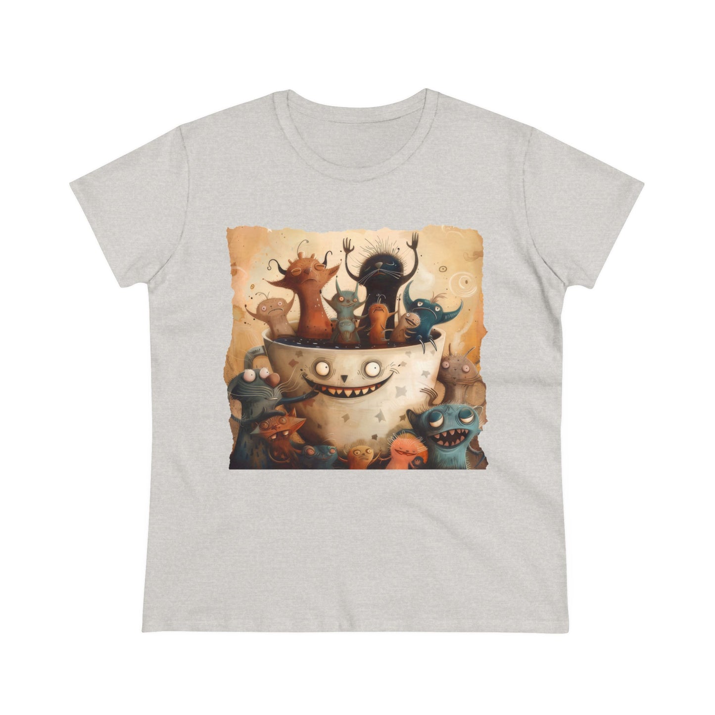 Coffee Critters - Women's Midweight Cotton Tee