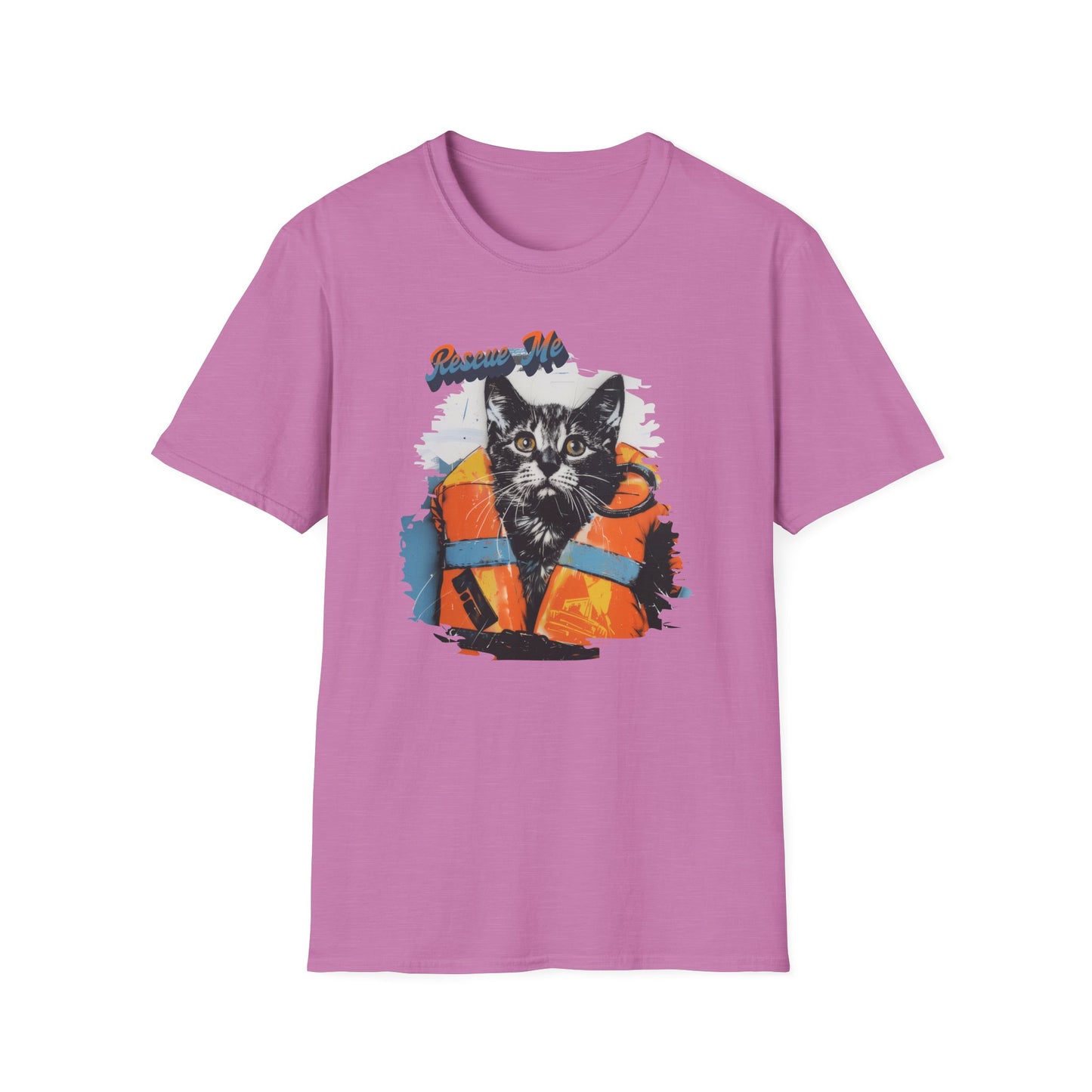 Rescue Cat - Unisex Softstyle T-Shirt