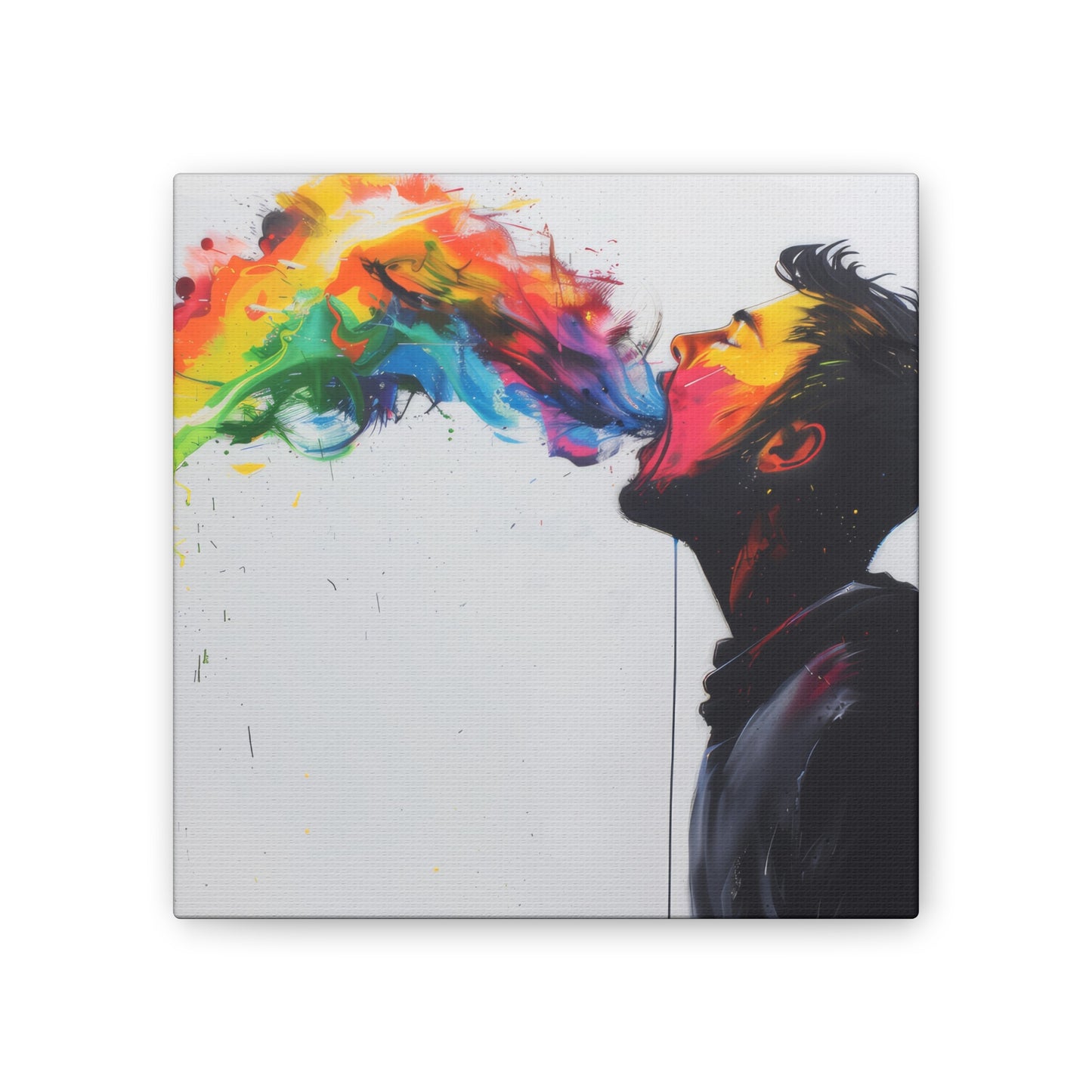 Rainbow Breath - Canvas Stretched, 0.75"