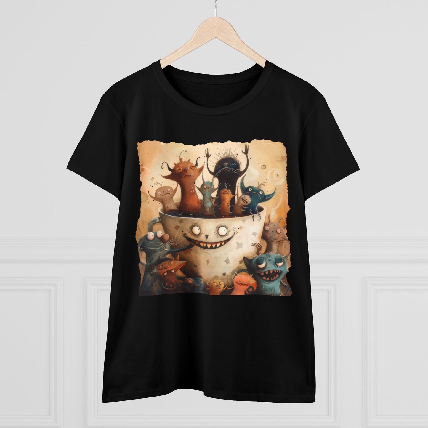 Coffee Critters - Women's Midweight Cotton Tee