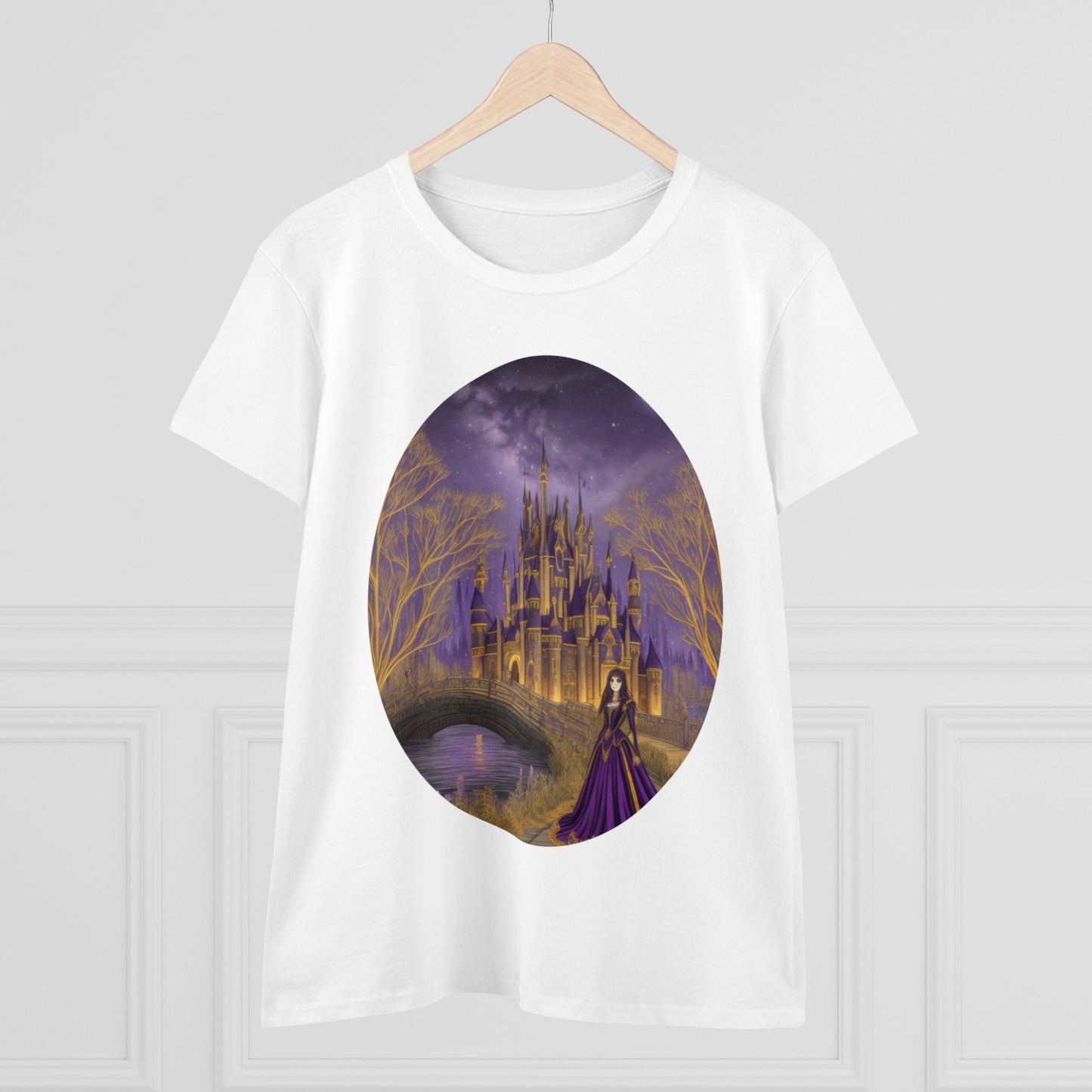 The Purple Castle - Fantasy - Women's Midweight Cotton Tee