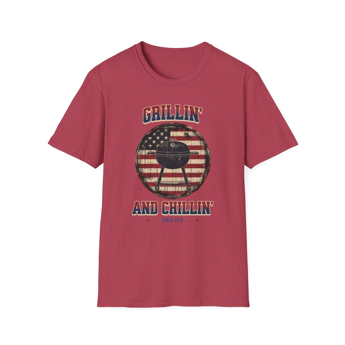 Grillin and Chillin - Unisex Softstyle T-Shirt