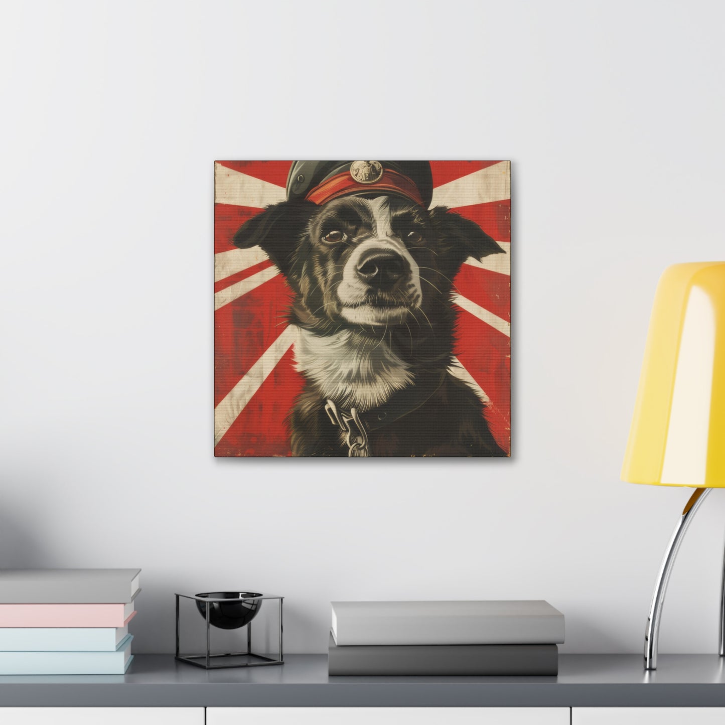 Comrade Canine - Canvas Stretched, 0.75"