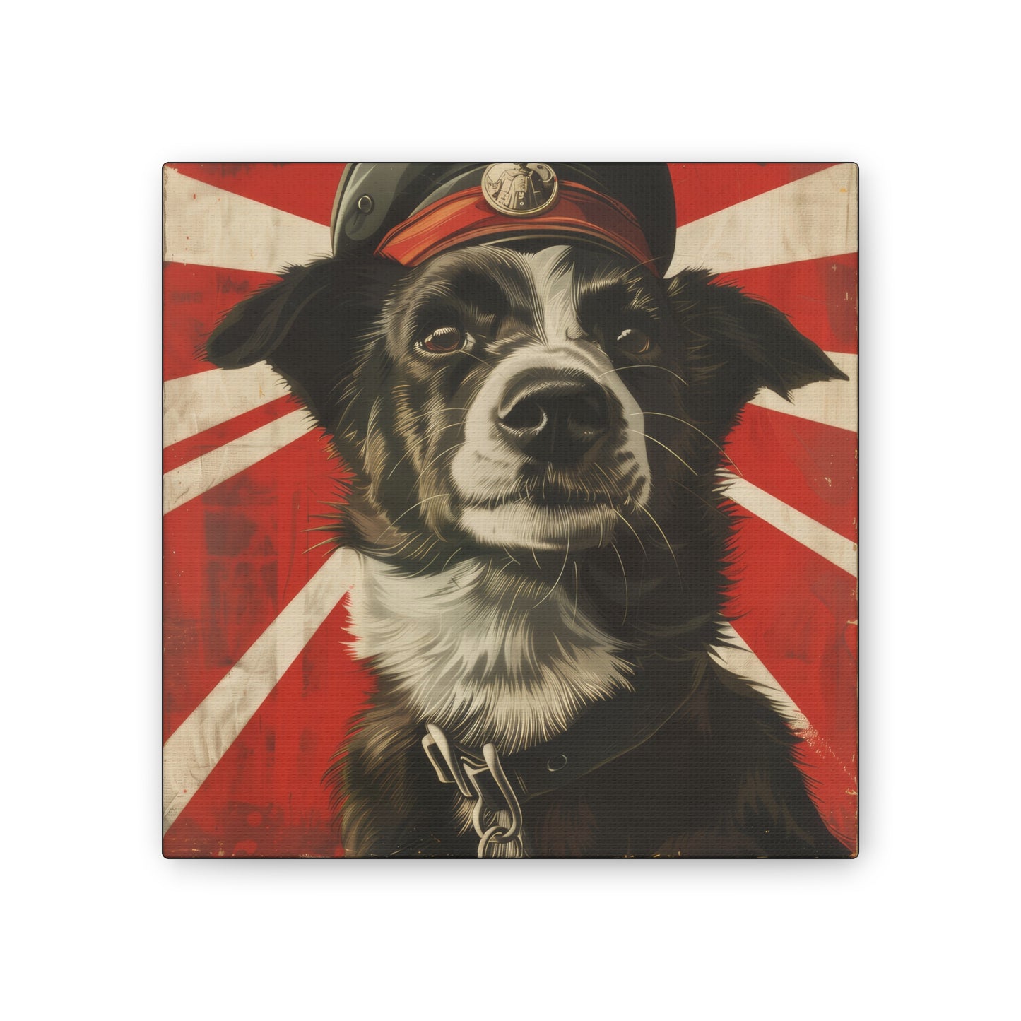 Comrade Canine - Canvas Stretched, 0.75"