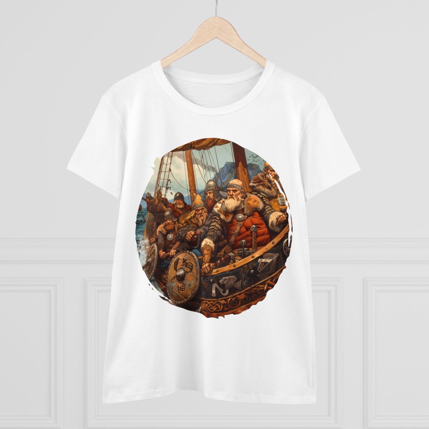 Vikings - Fantasy - Women's Midweight Cotton Tee