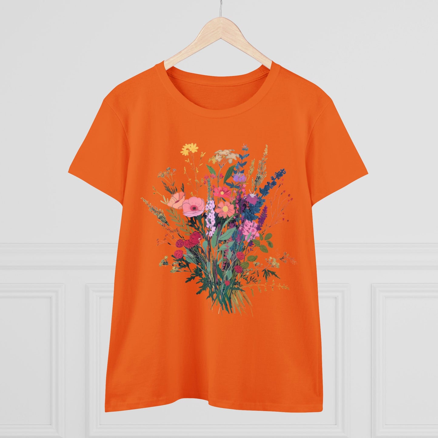 Wildflowers - Women's Midweight Cotton Tee