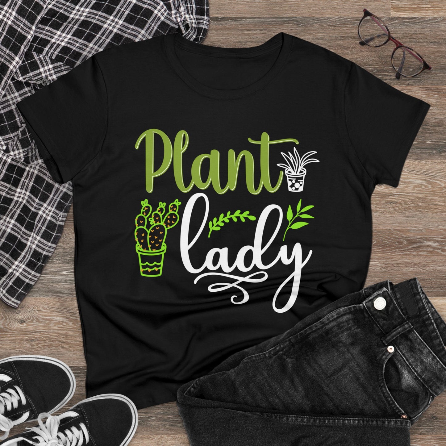 Plant Lady - Gardening - Women's Midweight Cotton Tee