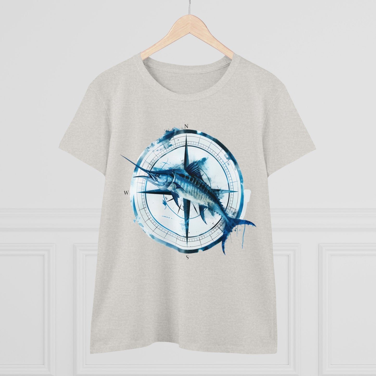 Marlin - Women's Midweight Cotton Tee