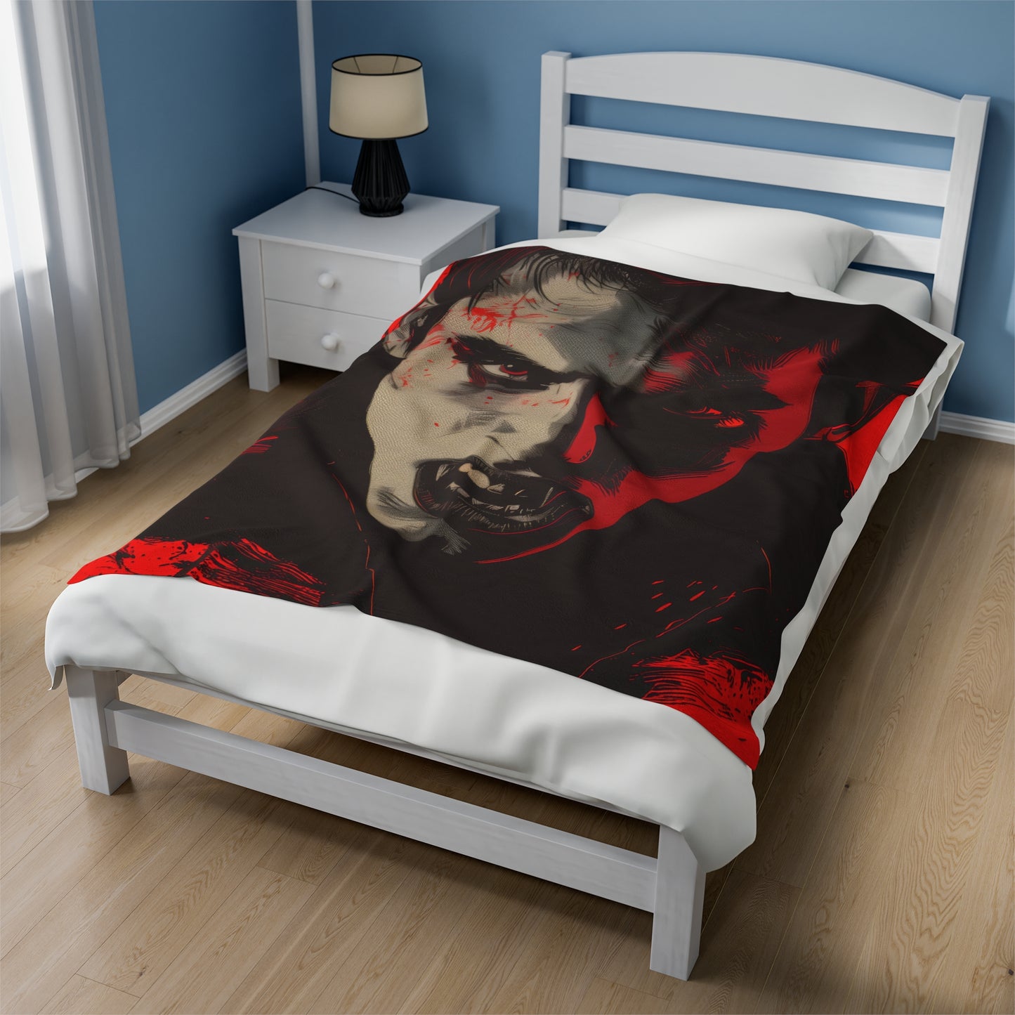 Vampire - Velveteen Plush Blanket