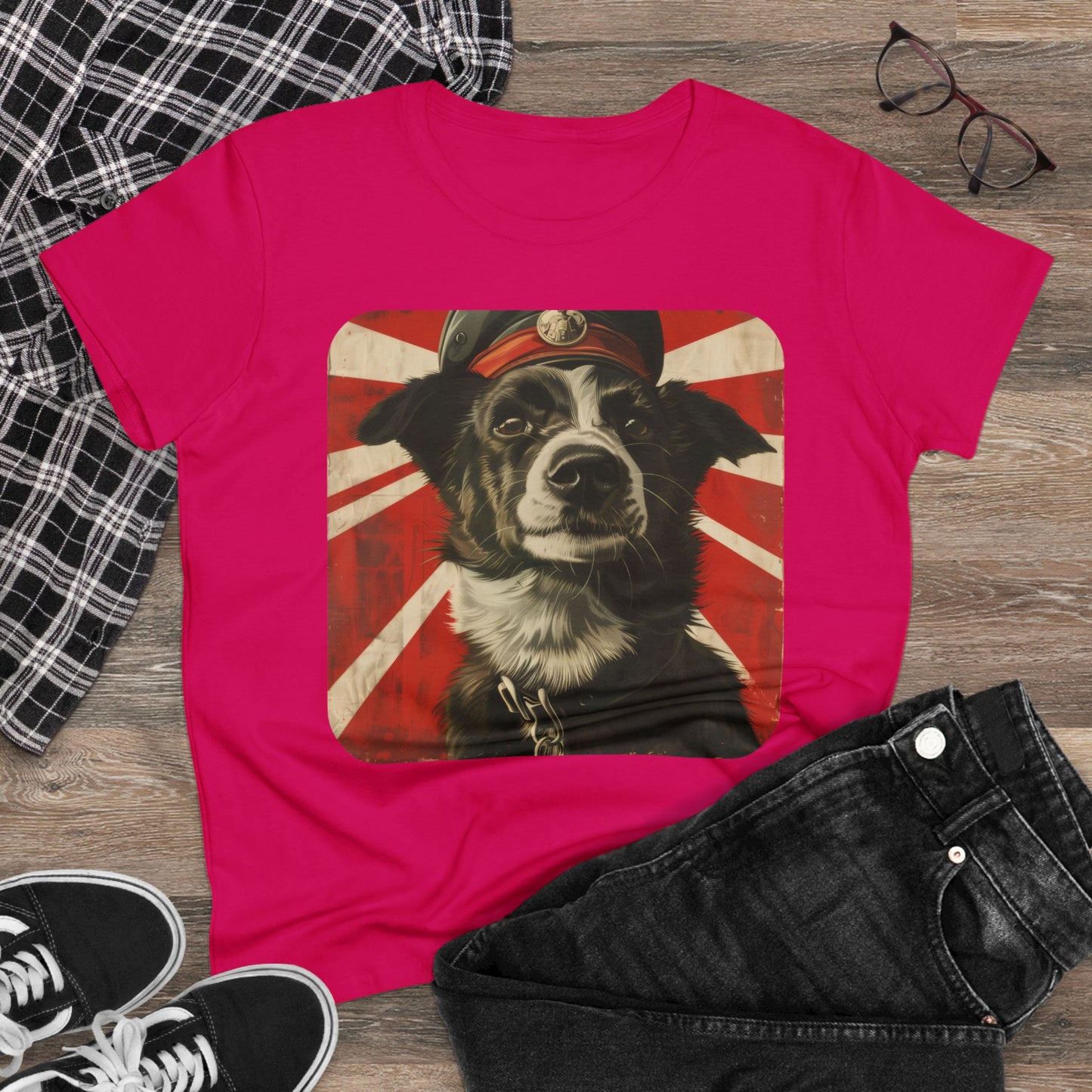 Comrade Canine - Women's Midweight Cotton Tee