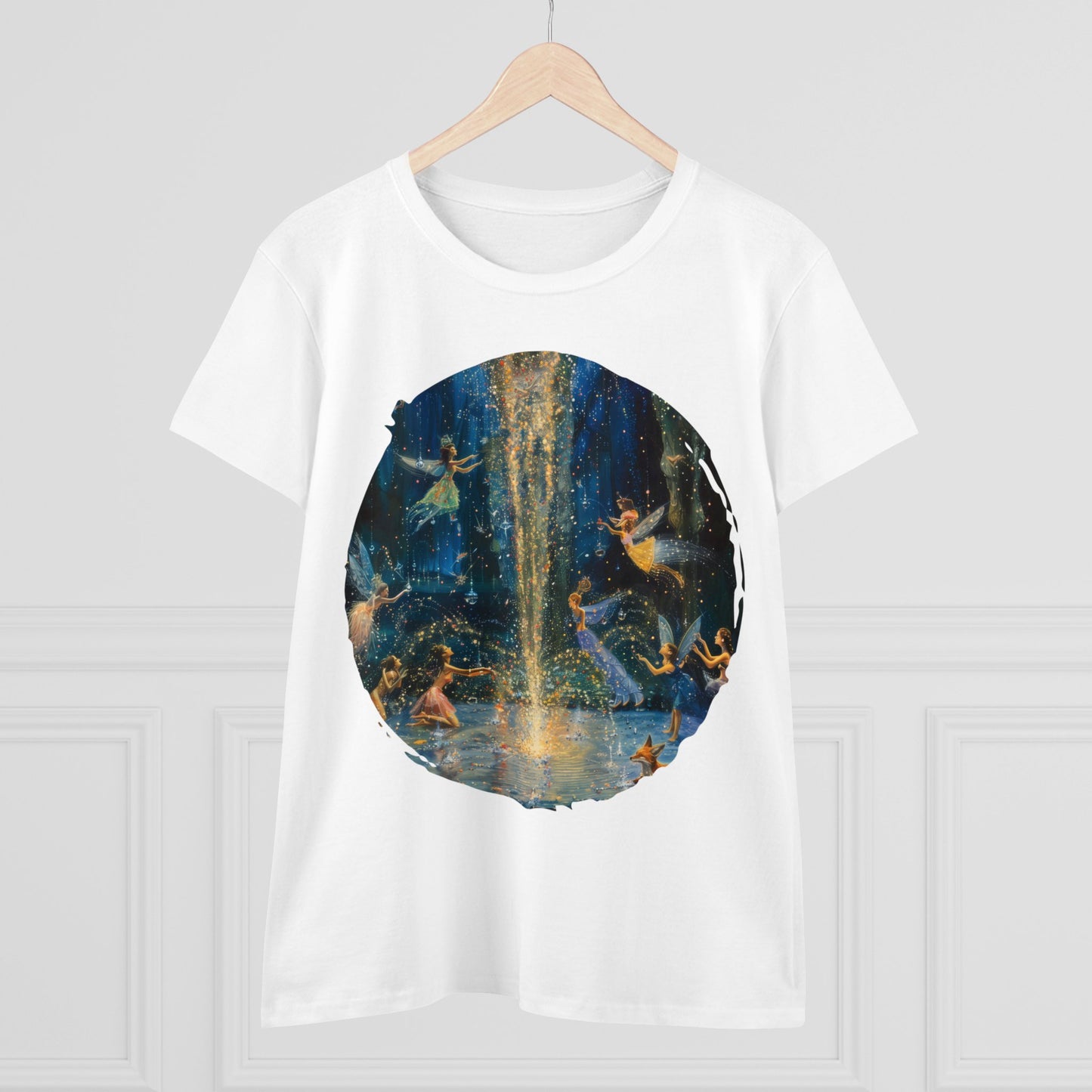 Fairy Celebration - Fantasy - Women's Midweight Cotton Tee