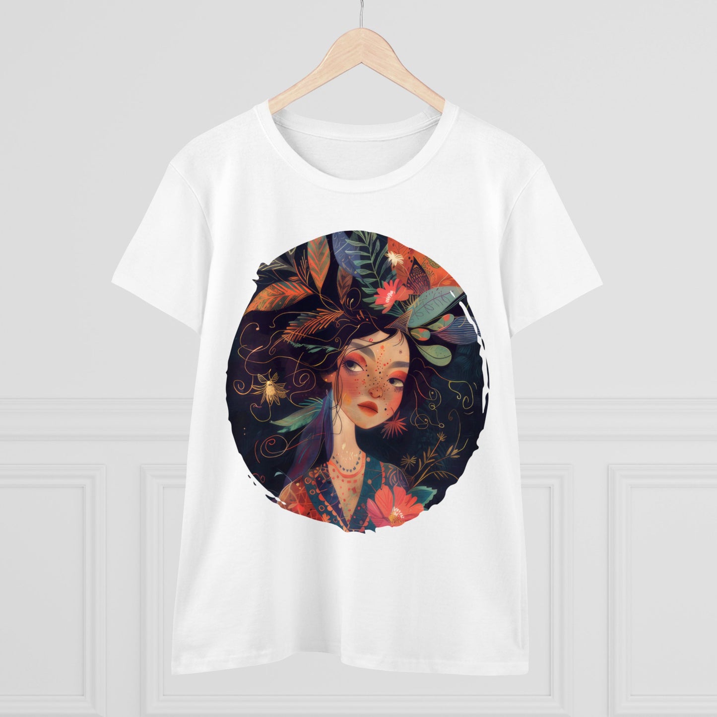 Flower Girl - Women's Midweight Cotton Tee