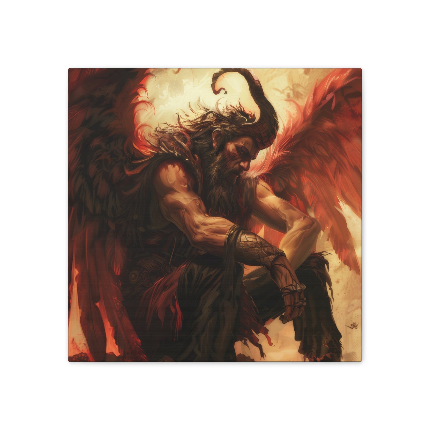 Angel or Devil - Canvas Stretched, 0.75"