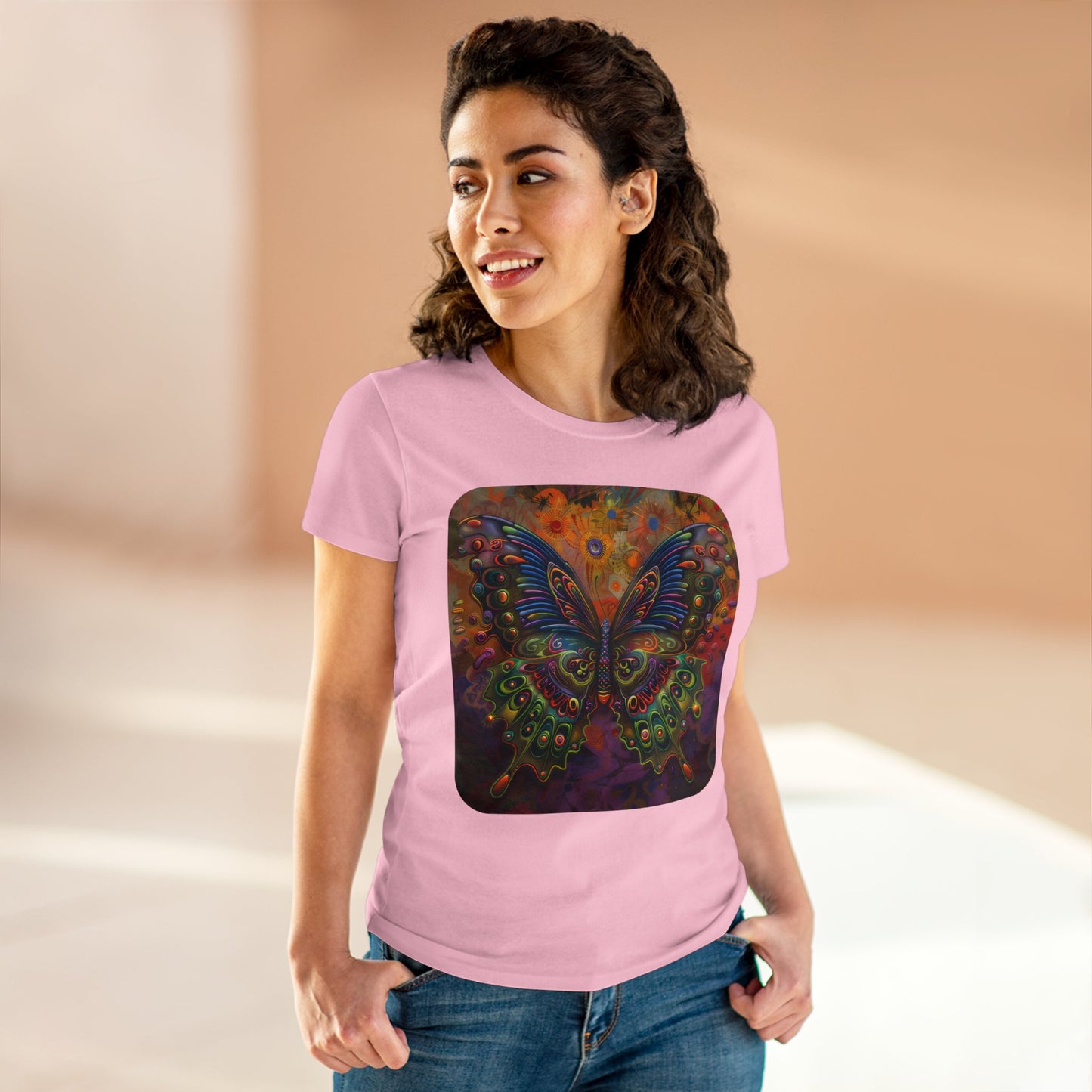 Butterfly - Women's Midweight Cotton Tee