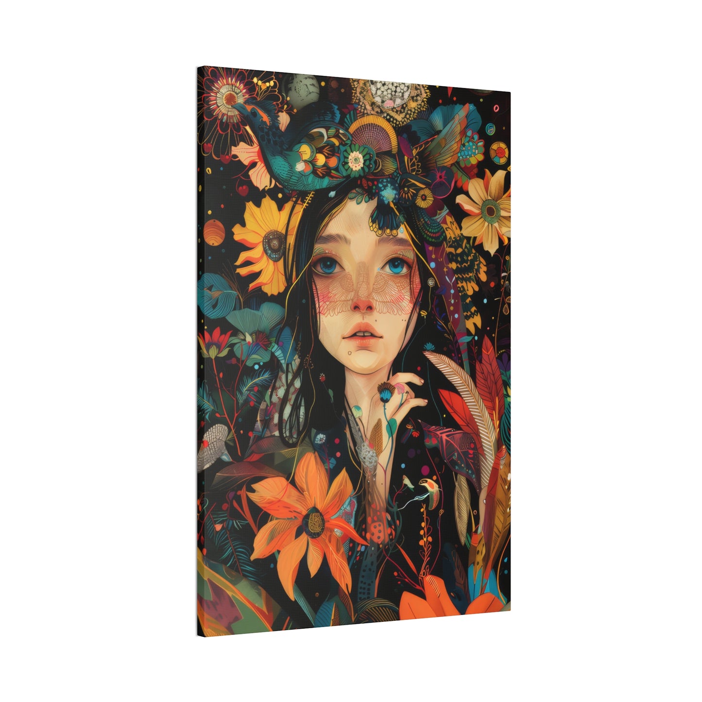 Flower Child - Canvas Stretched, 0.75"