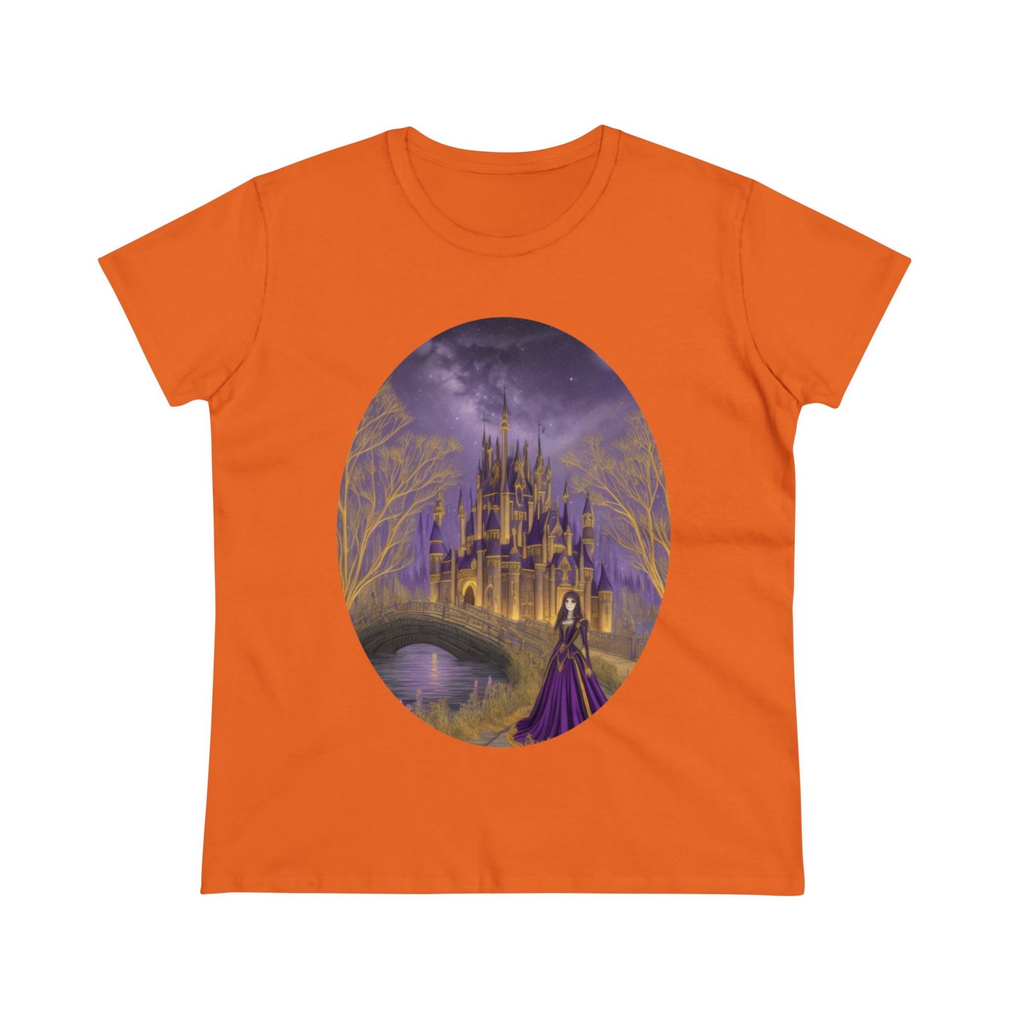 The Purple Castle - Fantasy - Women's Midweight Cotton Tee