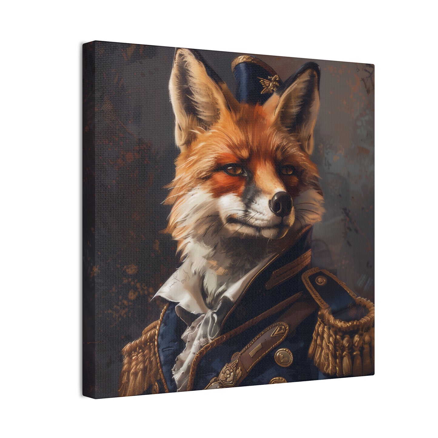 Captain Fox - Canvas Stretched, 0.75"