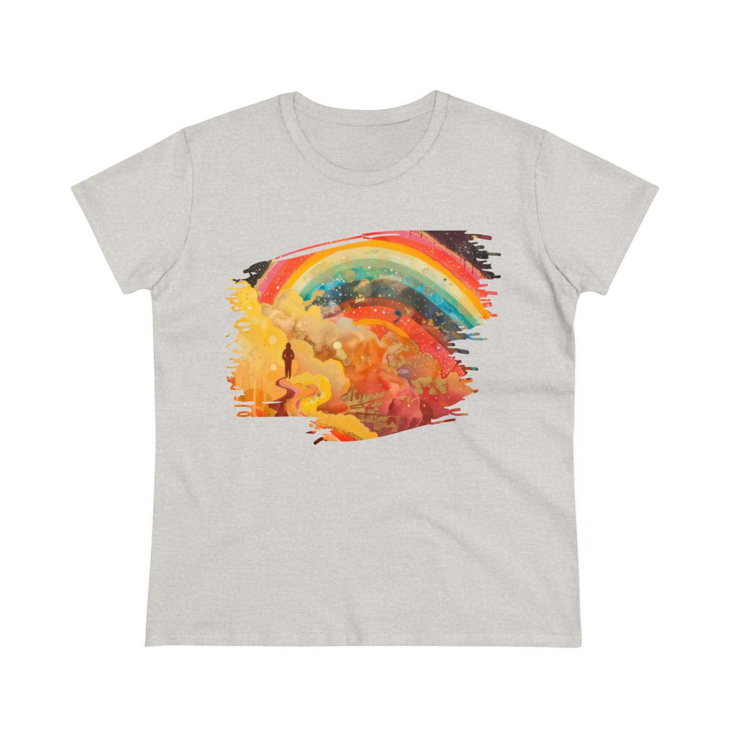 Chasing Rainbows - Women's Midweight Cotton Tee