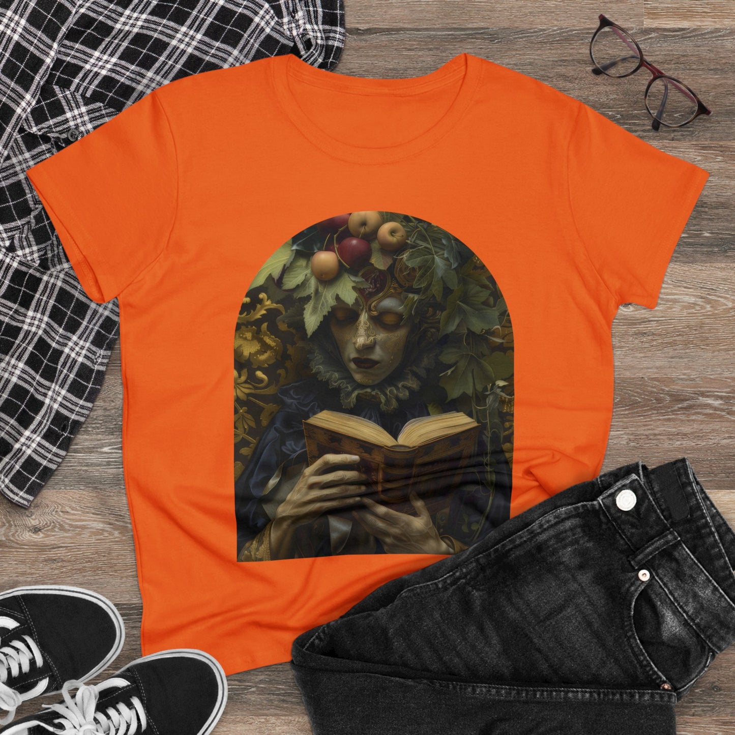 Solemn Reading - Fantasy - Women's Midweight Cotton Tee