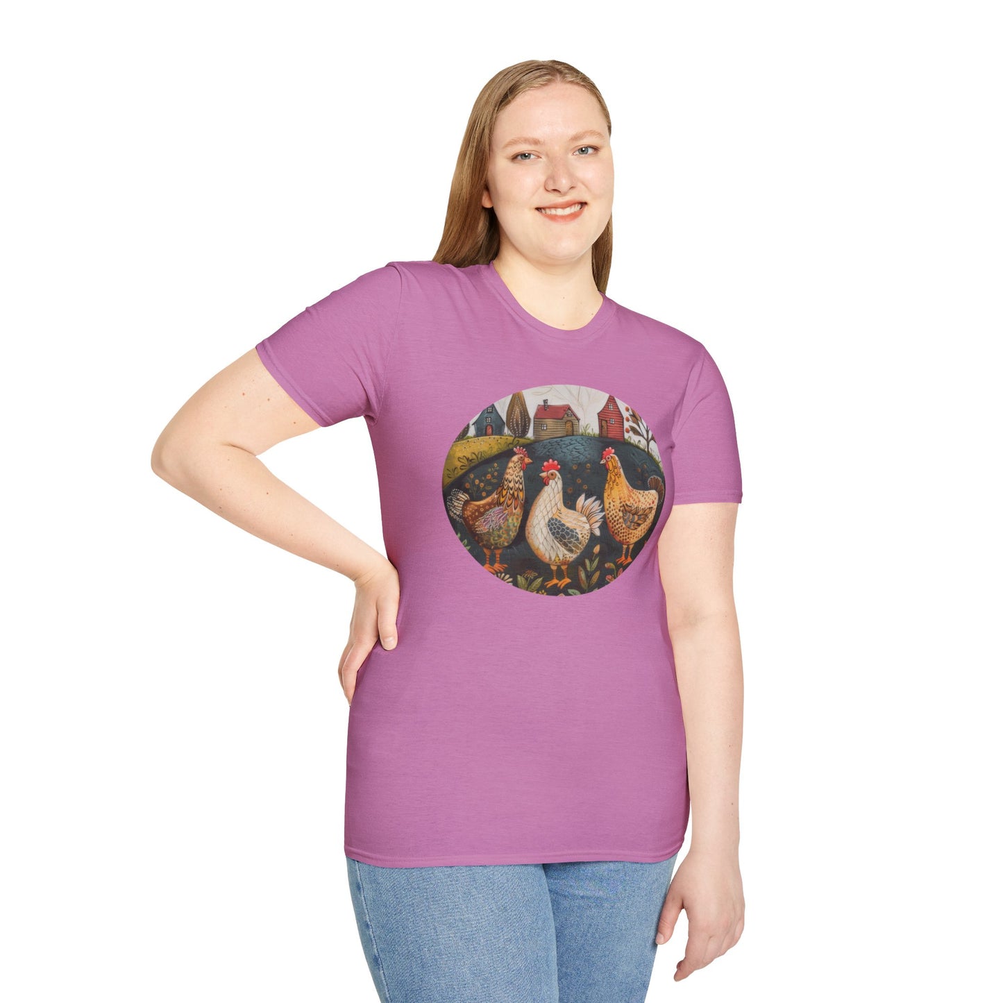 Chickens - Unisex Softstyle T-Shirt