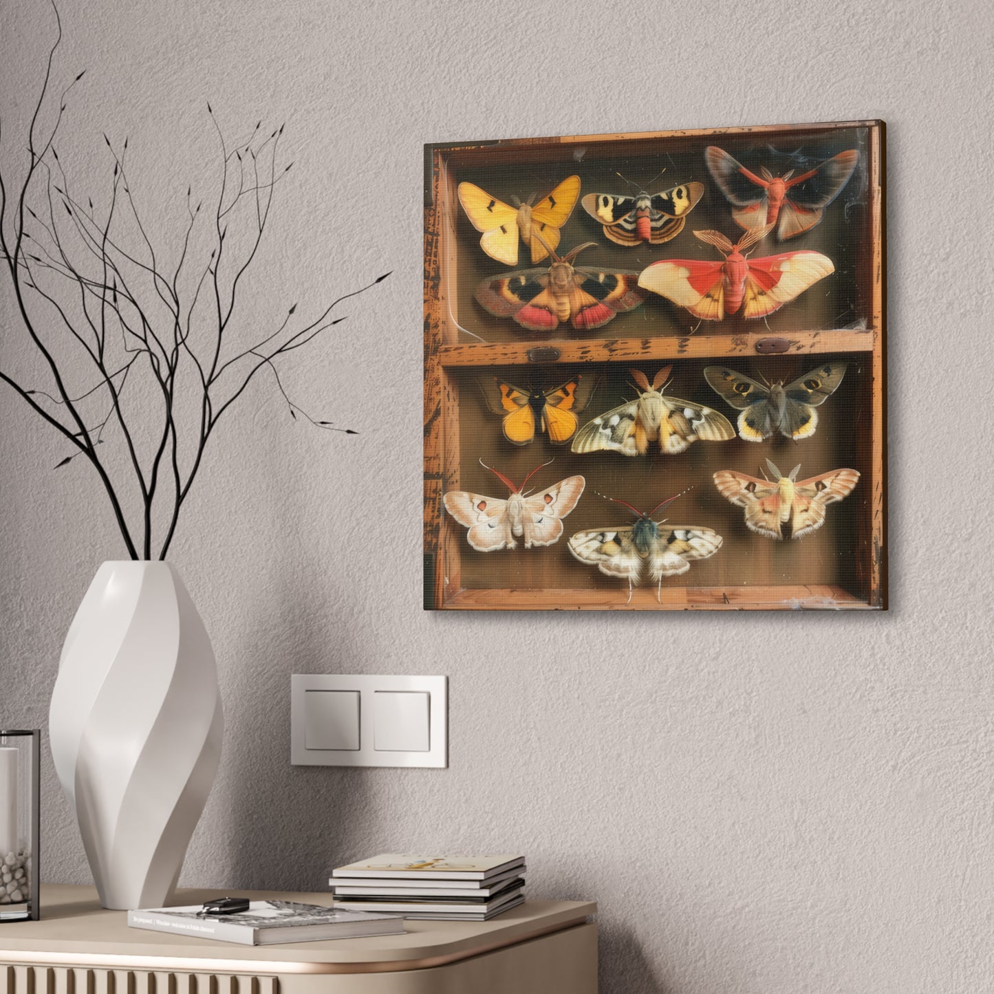 Moth Collection - Canvas Stretched, 0.75"