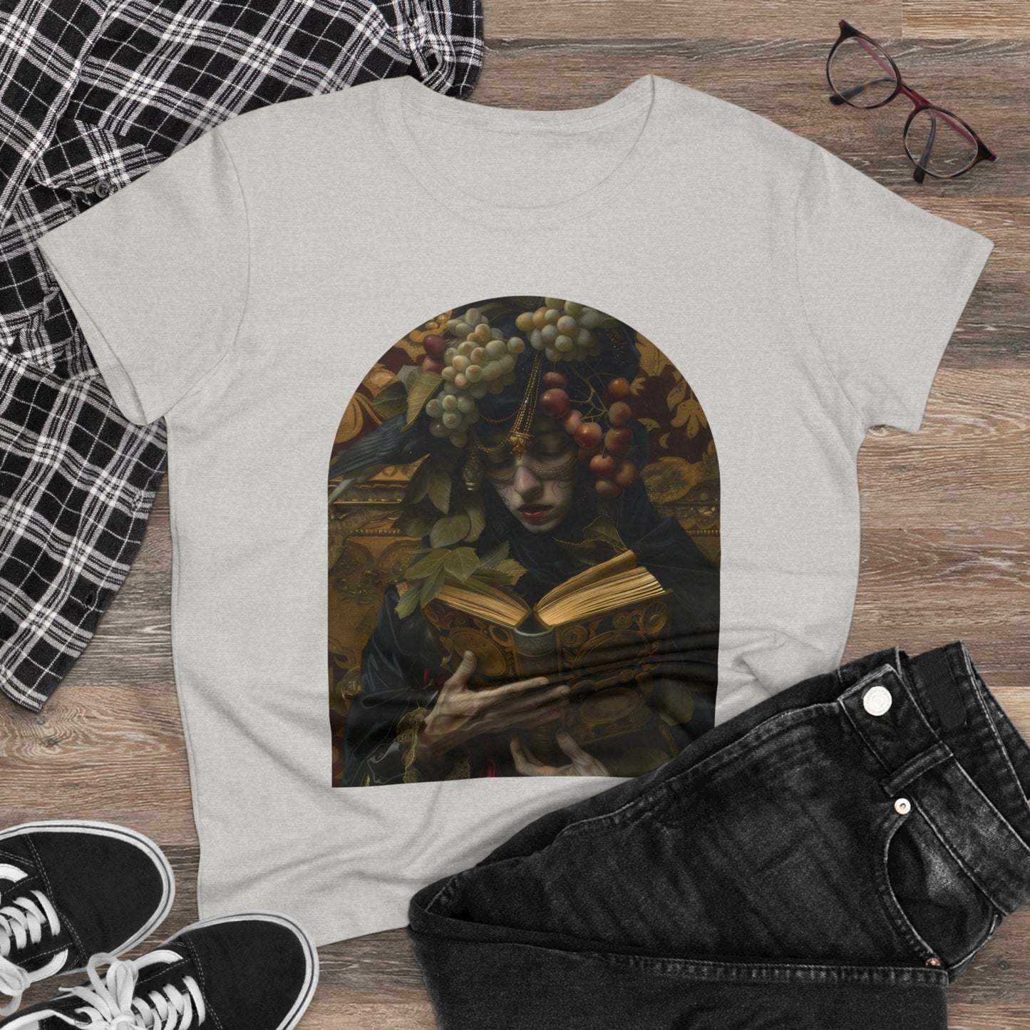 Solemn Reading - Fantasy - Women's Midweight Cotton Tee