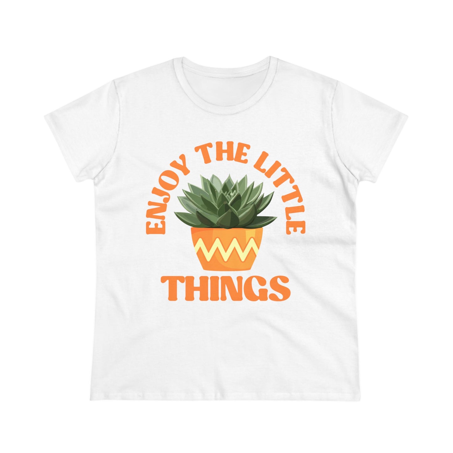 Enjoy the Little Things - Gardening - Women's Midweight Cotton Tee