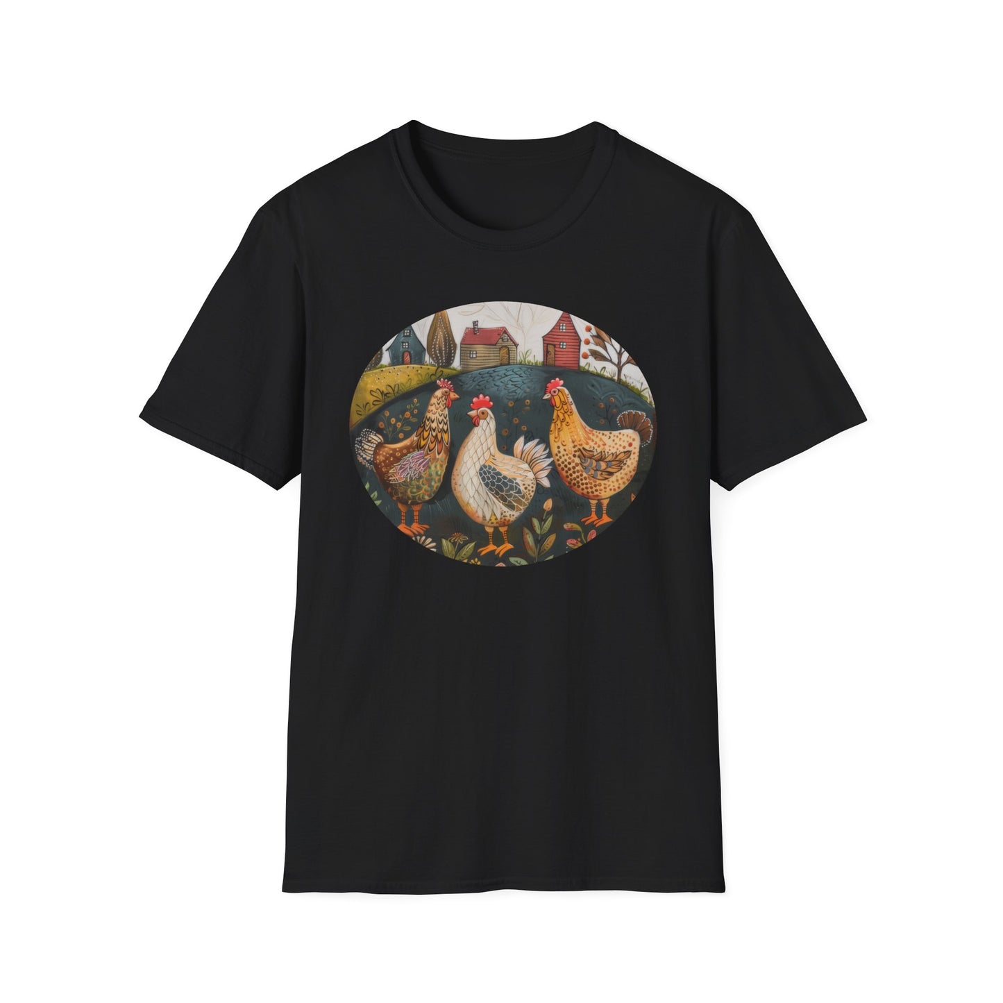 Chickens - Unisex Softstyle T-Shirt