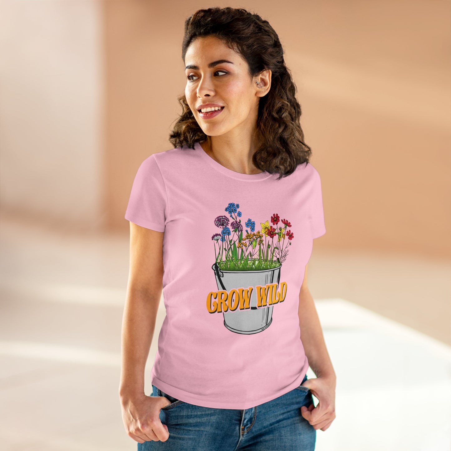 Grow Wild - Gardening - Women's Midweight Cotton Tee