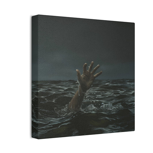 Not Waving But Drowning - Canvas Stretched, 0.75"