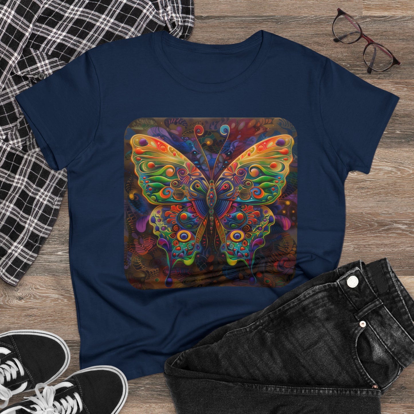 Butterfly - Women's Midweight Cotton Tee