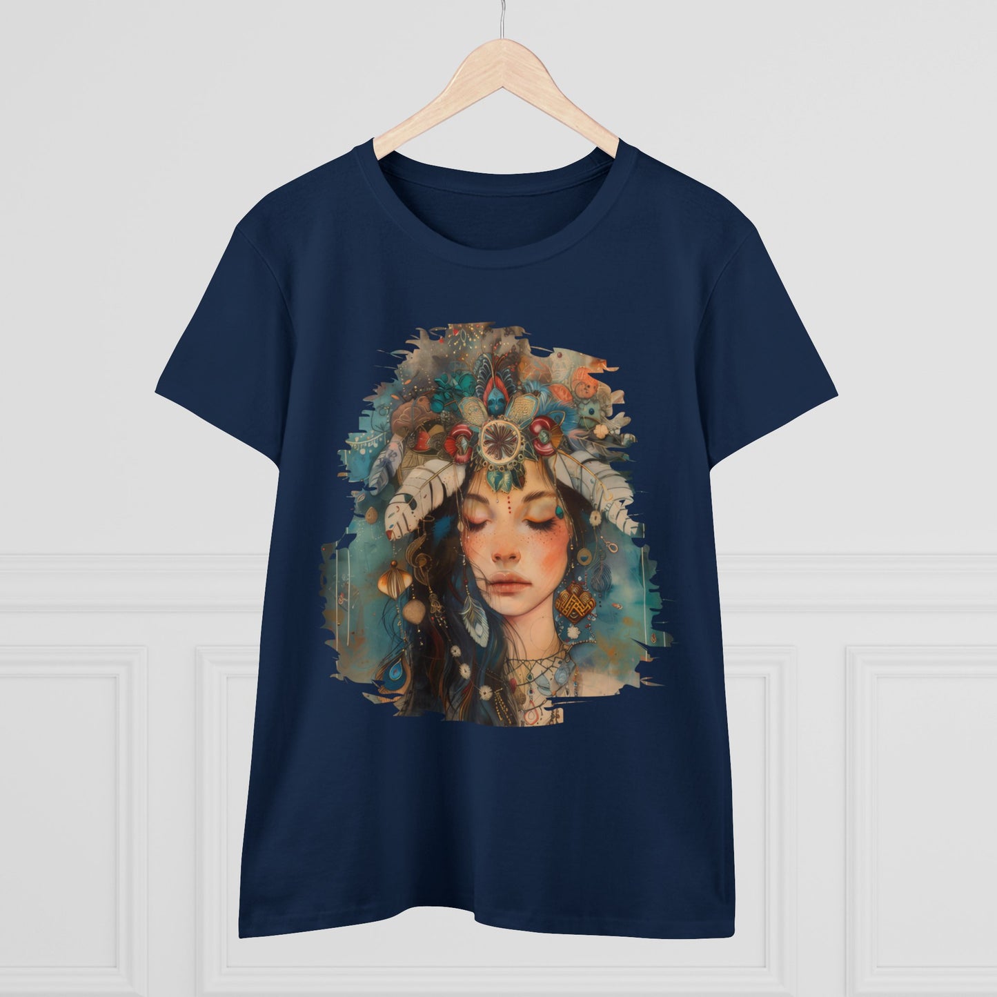 EW - Flowers - Women's Midweight Cotton Tee