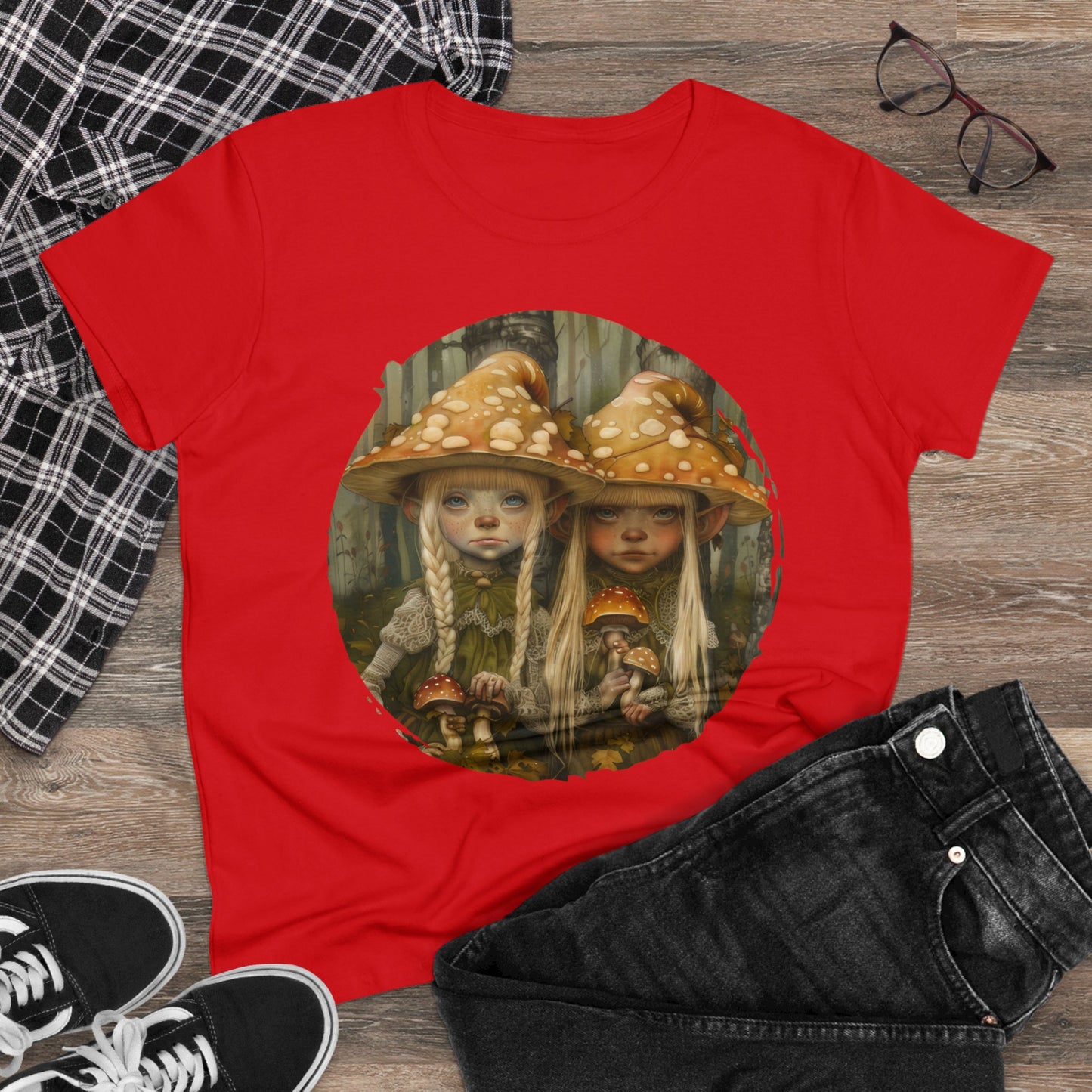 Elves - Fantasy - Women's Midweight Cotton Tee