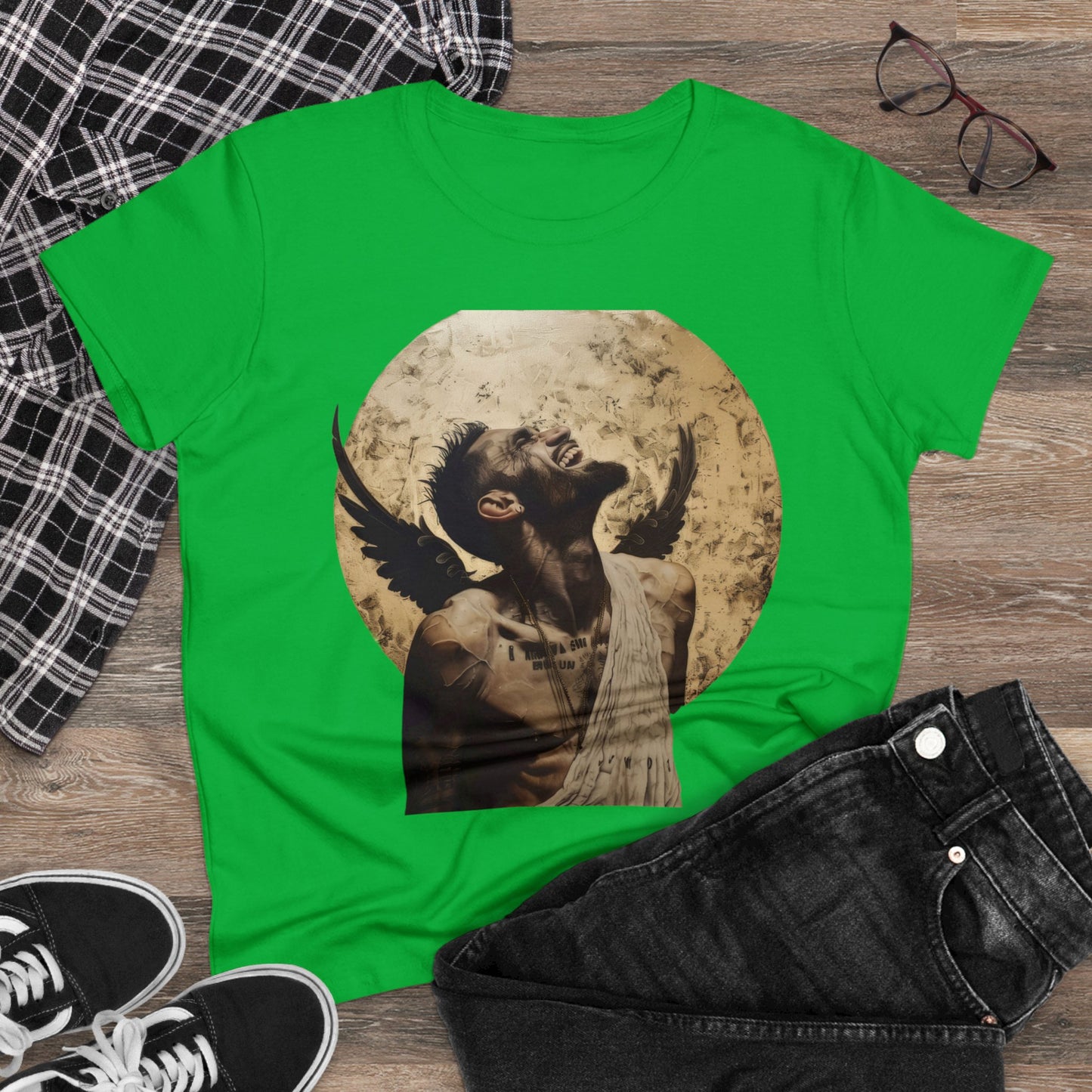 Angel or Devil - Women's Midweight Cotton Tee