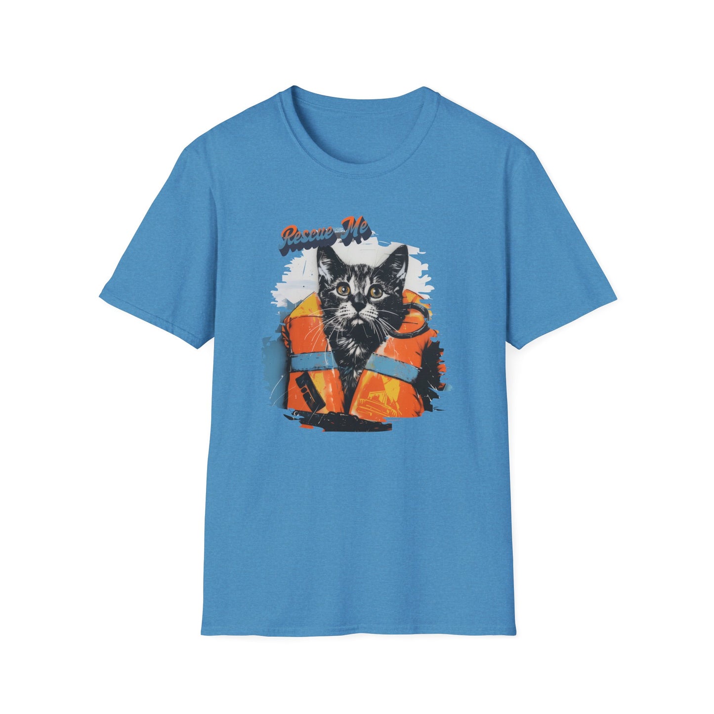 Rescue Cat - Unisex Softstyle T-Shirt